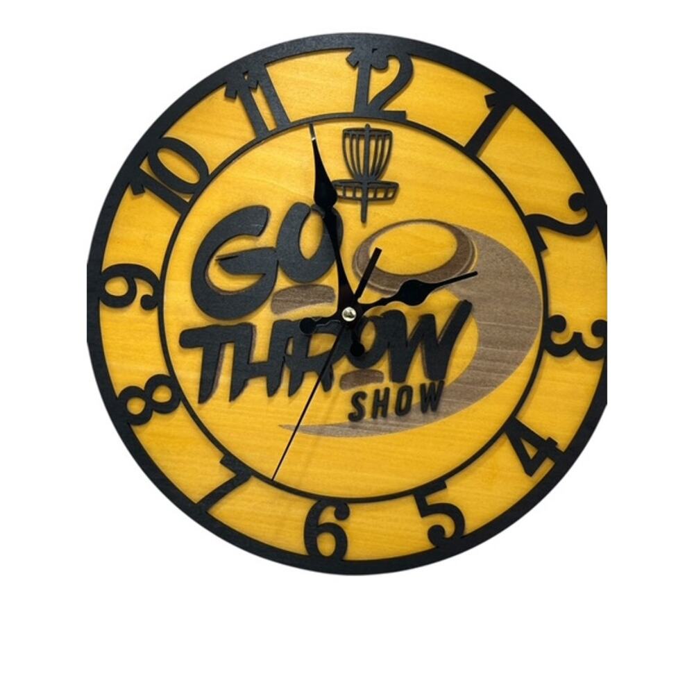 Clock CUSTOMIZED W/YOUR LOGO Wall Clock Custom Gift Hanging Art